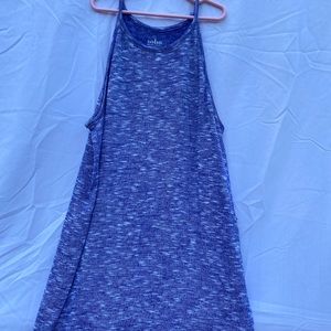 Purple & White Tank Top